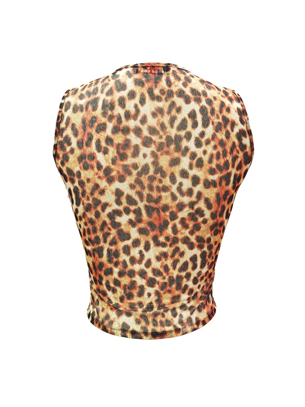 Wild Ember Pleated Ruffle Top - Picture 4 of 4